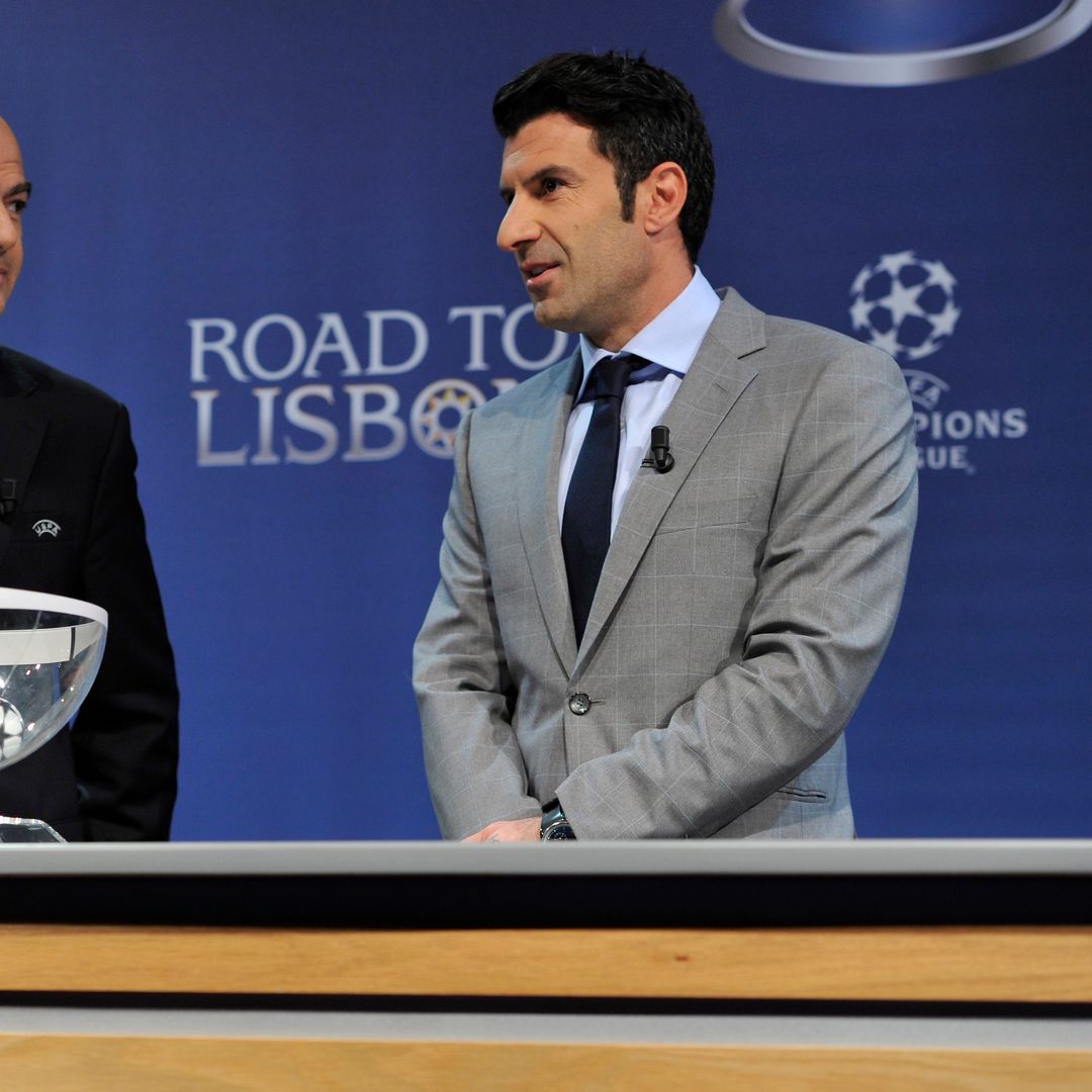 Luis Figo y Gianni Infantino